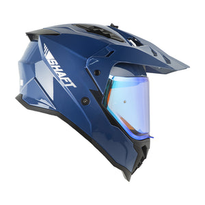 CASCO MULTIPROPOSITO SHAFT MX 360 SOLID AZUL