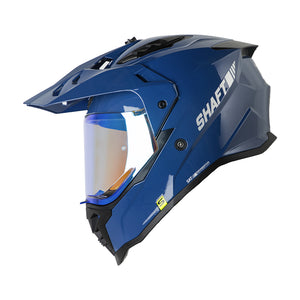 CASCO MULTIPROPOSITO SHAFT MX 360 SOLID AZUL