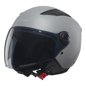 CASCO ABIERTO KONTROL 236 SOLID GRIS MATE