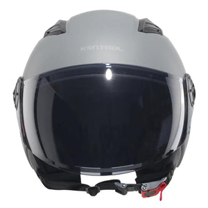 CASCO ABIERTO KONTROL 236 SOLID GRIS MATE