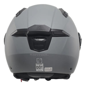 CASCO ABIERTO KONTROL 236 SOLID GRIS MATE