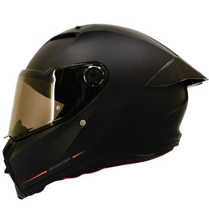 CASCO INTEGRAL SPARTAN FENIX SOLID NEGRO MATE