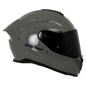 CASCO INTEGRAL SPARTAN HAWK EVO SOLID GRIS BRILLO