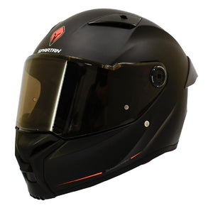 CASCO INTEGRAL SPARTAN FENIX SOLID NEGRO MATE