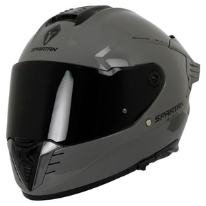 CASCO INTEGRAL SPARTAN HAWK EVO SOLID GRIS BRILLO