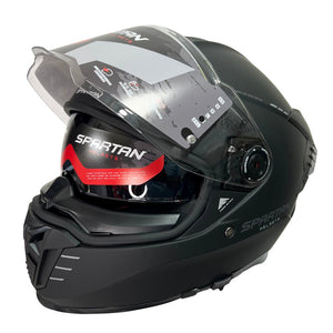 CASCO INTEGRAL SPARTAN HAWK EVO SOLID NEGRO MATE