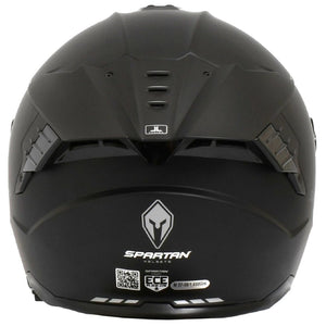 CASCO INTEGRAL SPARTAN HAWK EVO SOLID NEGRO MATE