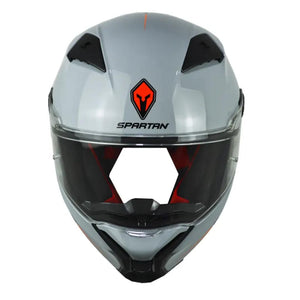 CASCO INTEGRAL SPARTAN FENIX SOLID GRIS BRILLO