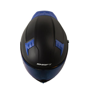 Casco integral shaft 504DV SOLID NEGRO MATE AZUL