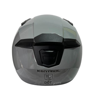 CASCO ABIERTO KONTROL 236 SOLID GRIS BRILLO