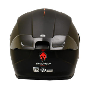 CASCO INTEGRAL SPARTAN FENIX SOLID NEGRO MATE