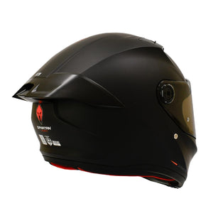 CASCO INTEGRAL SPARTAN FENIX SOLID NEGRO MATE