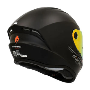 CASCO INTEGRAL SPARTAN DRAKEN SOLID NEGRO MATE