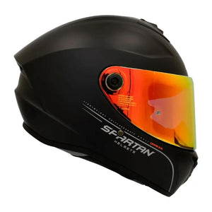 CASCO INTEGRAL SPARTAN DRAKEN SOLID NEGRO MATE