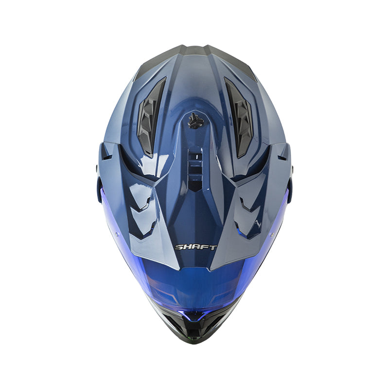 CASCO MULTIPROPOSITO SHAFT MX 360 SOLID AZUL