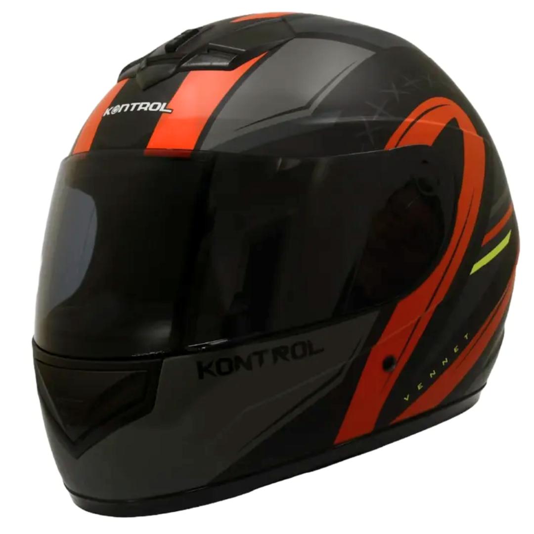 CASCO INTEGRAL KONTROL 878 VENNET ROJO