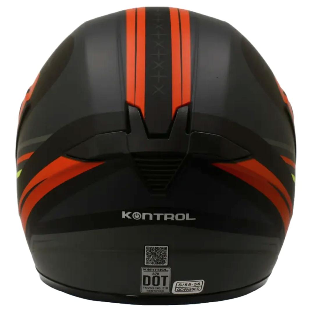 CASCO INTEGRAL KONTROL 878 VENNET ROJO