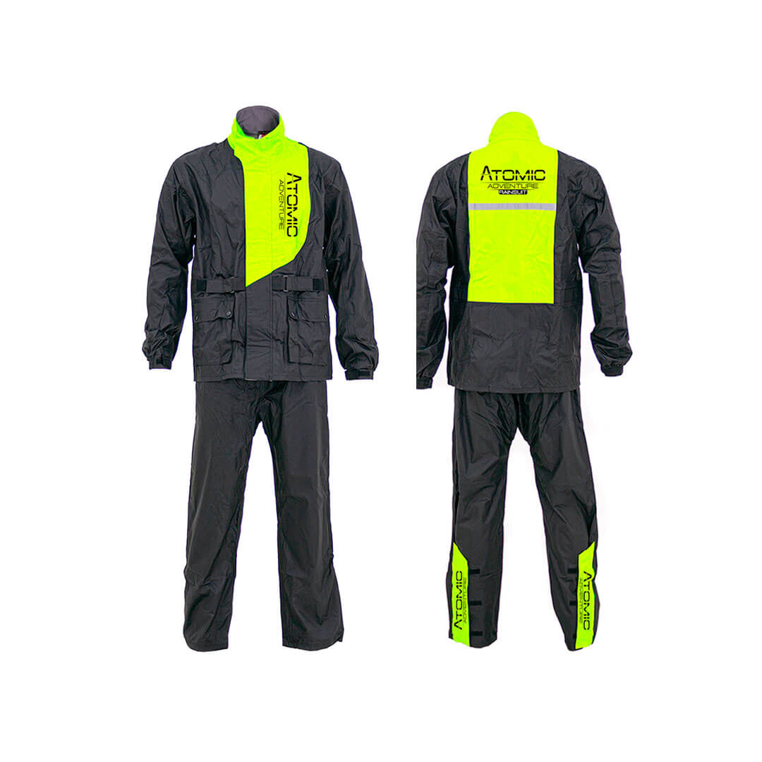 Impermeable ATOMIC ADVENTURE NEGRO VERDE