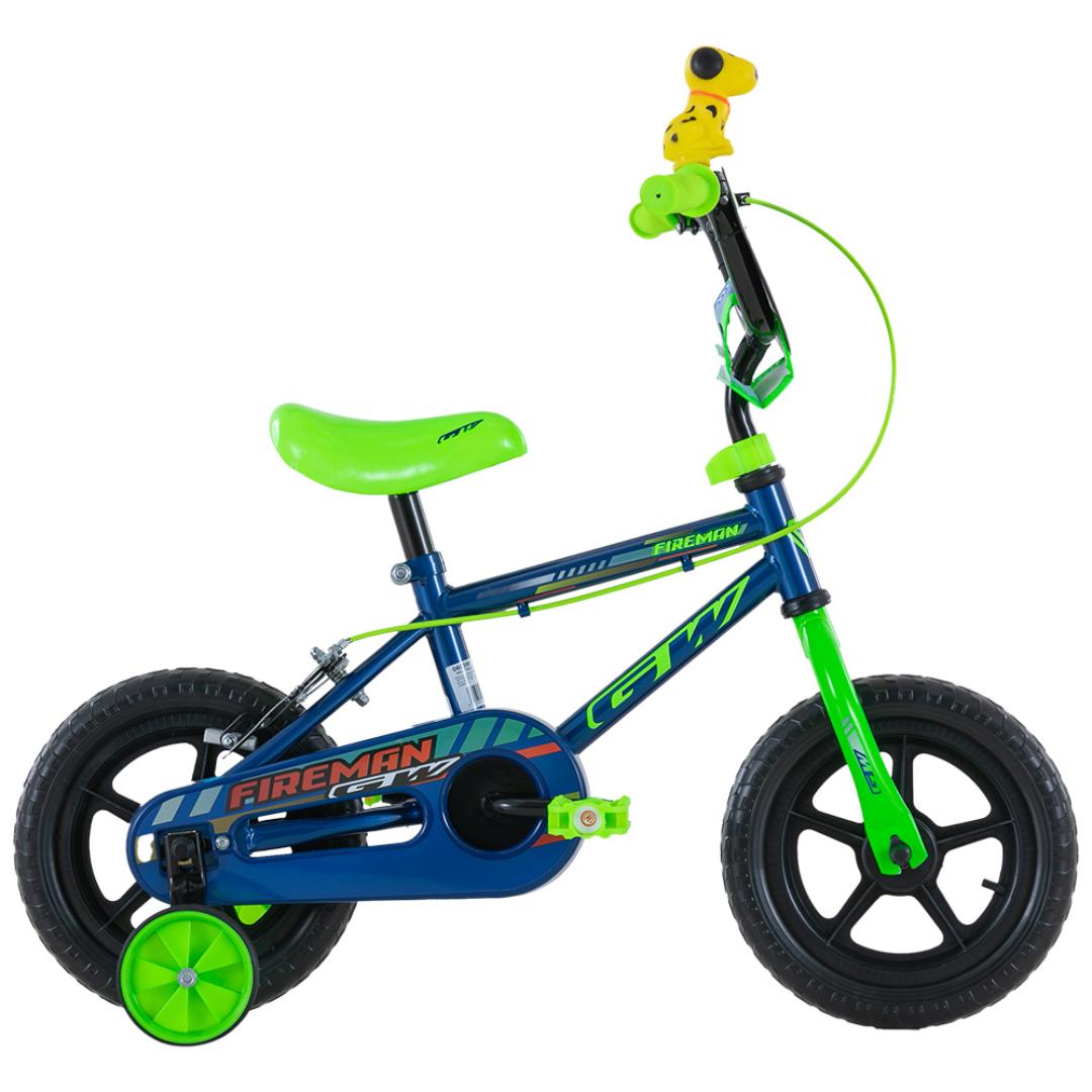 Bicicleta GW Rin12 PUSHBIKE FIREMAN VERDE