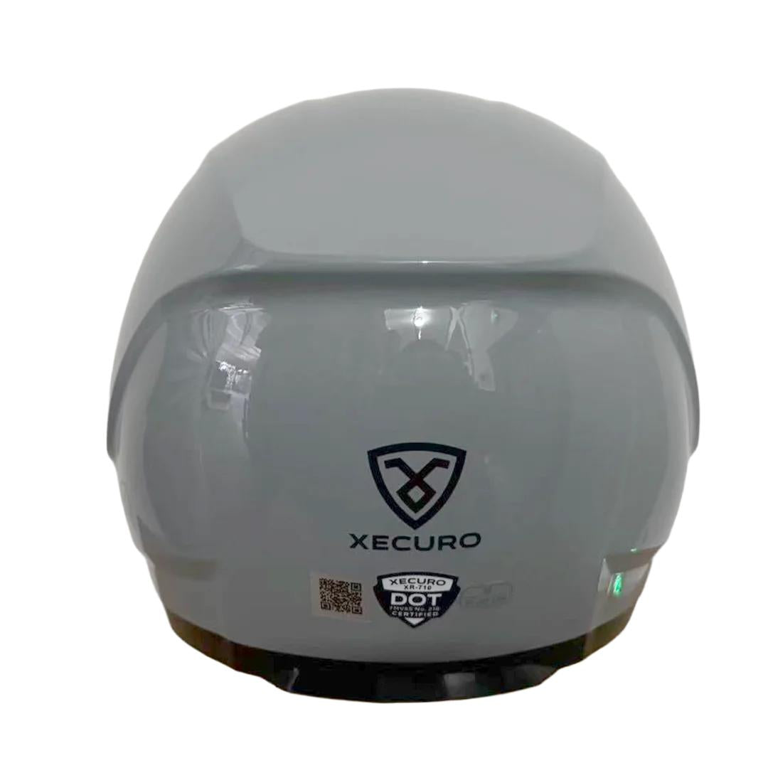 Casco abierto XECURO XR-710 SOLID GRIS