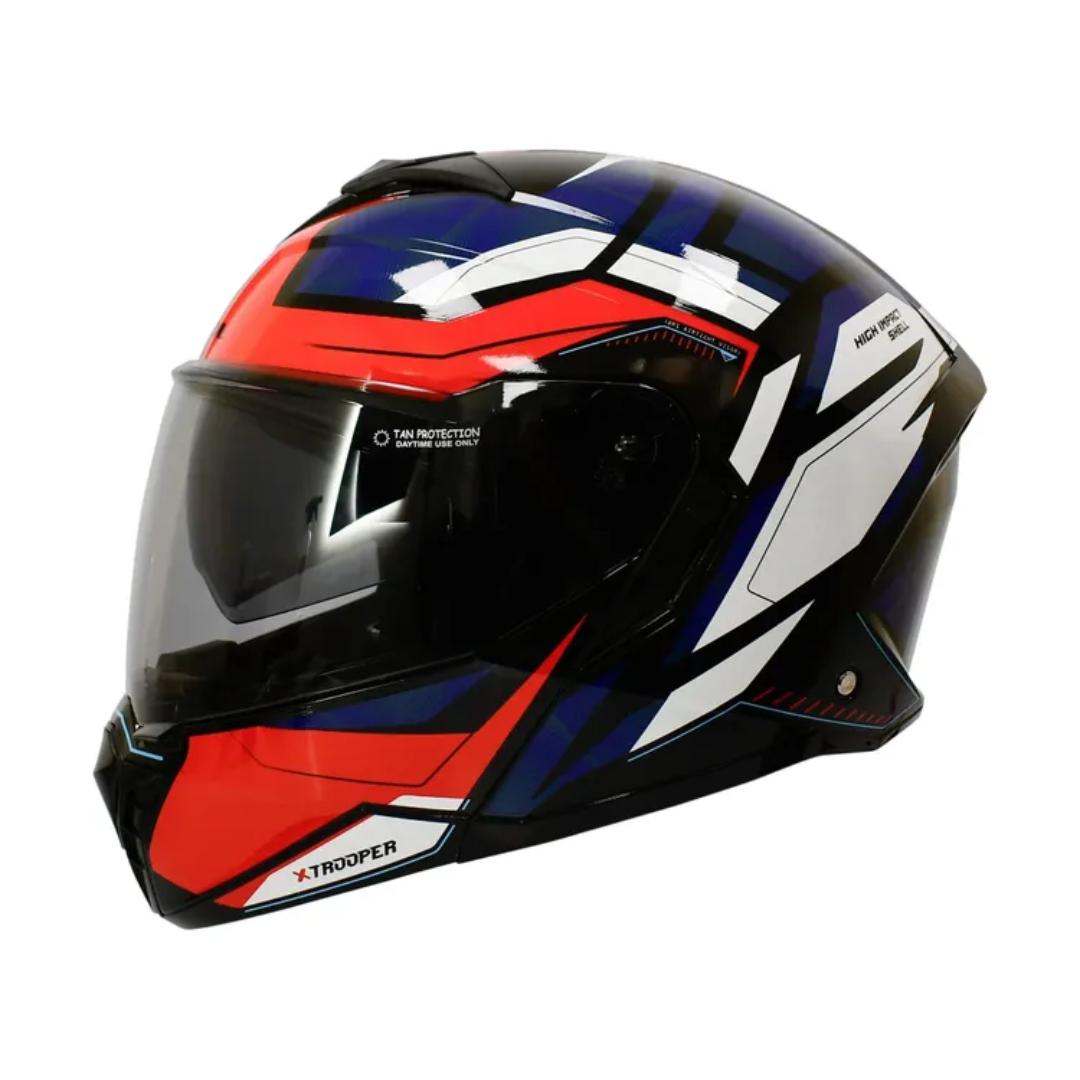 CASCO ABATIBLE KONTROL TROOPER ROJO