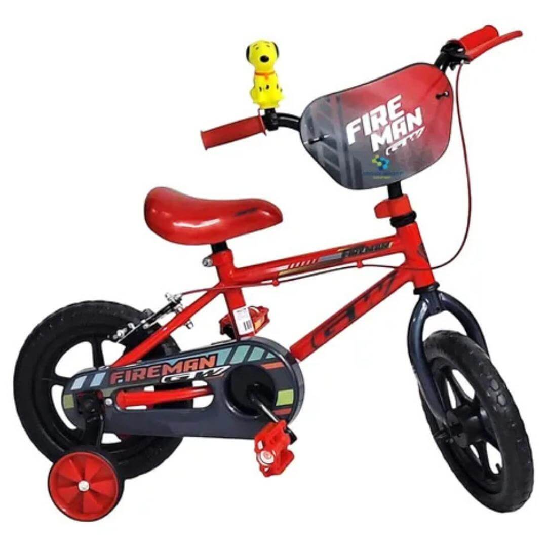 Bicicleta GW Rin12 PUSHBIKE FIREMAN ROJO
