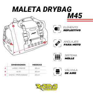 Maleta BRYBAG M45 azul FP