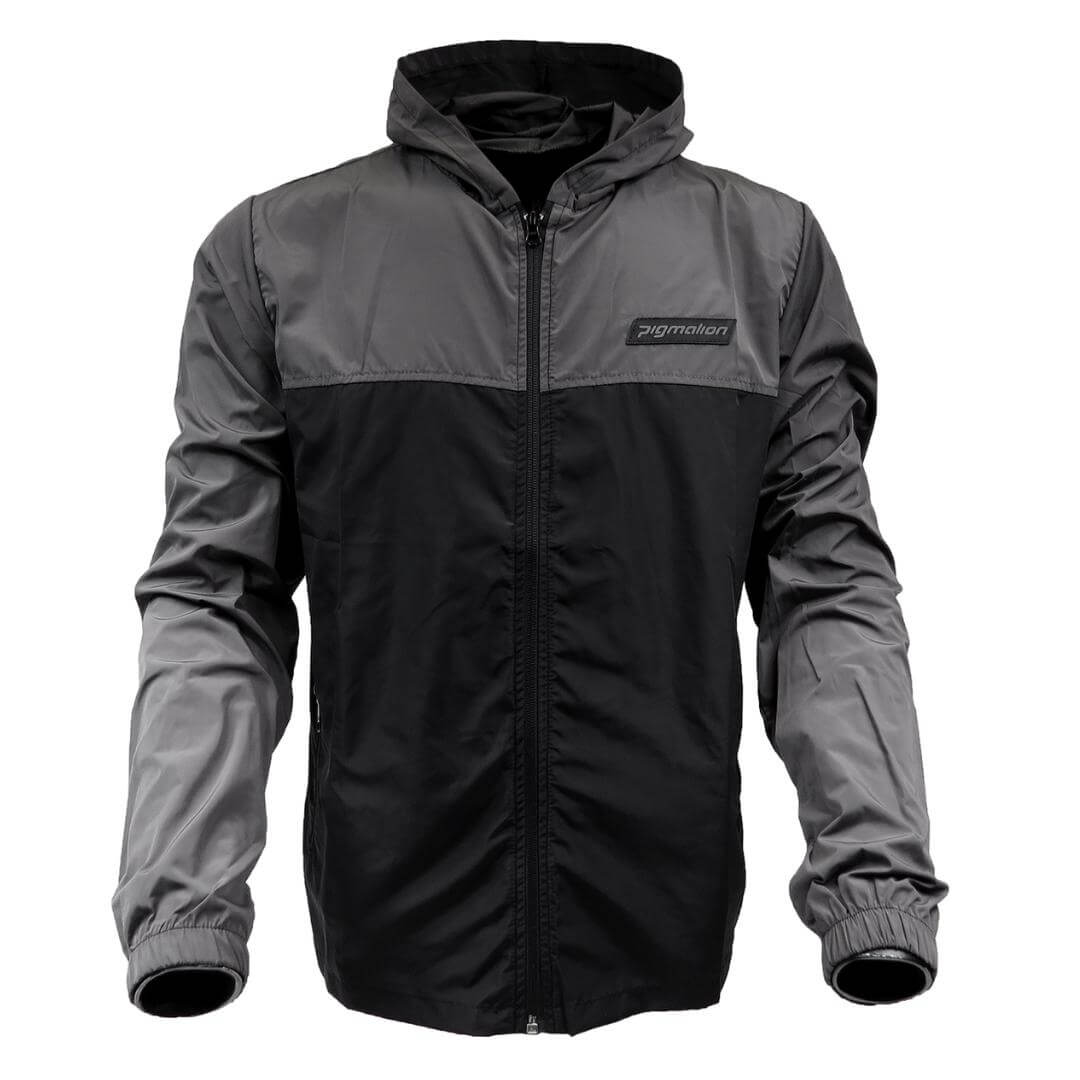 Chaqueta cortavientos POCKET GRIS PIGMALION