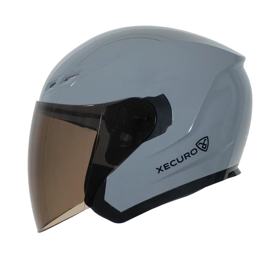 Casco abierto XECURO XR-710 SOLID GRIS
