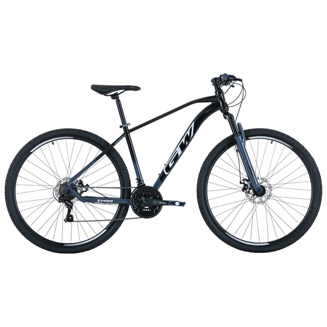 Bicicleta MTB GW Rin29 TITAN ACERO NEGRO GRIS