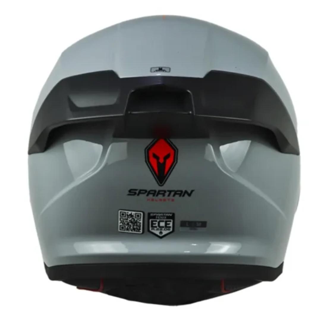 CASCO INTEGRAL SPARTAN FENIX SOLID GRIS BRILLO