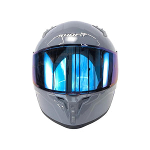 Casco integral shaft 504DV SOLID GRIS AZUL