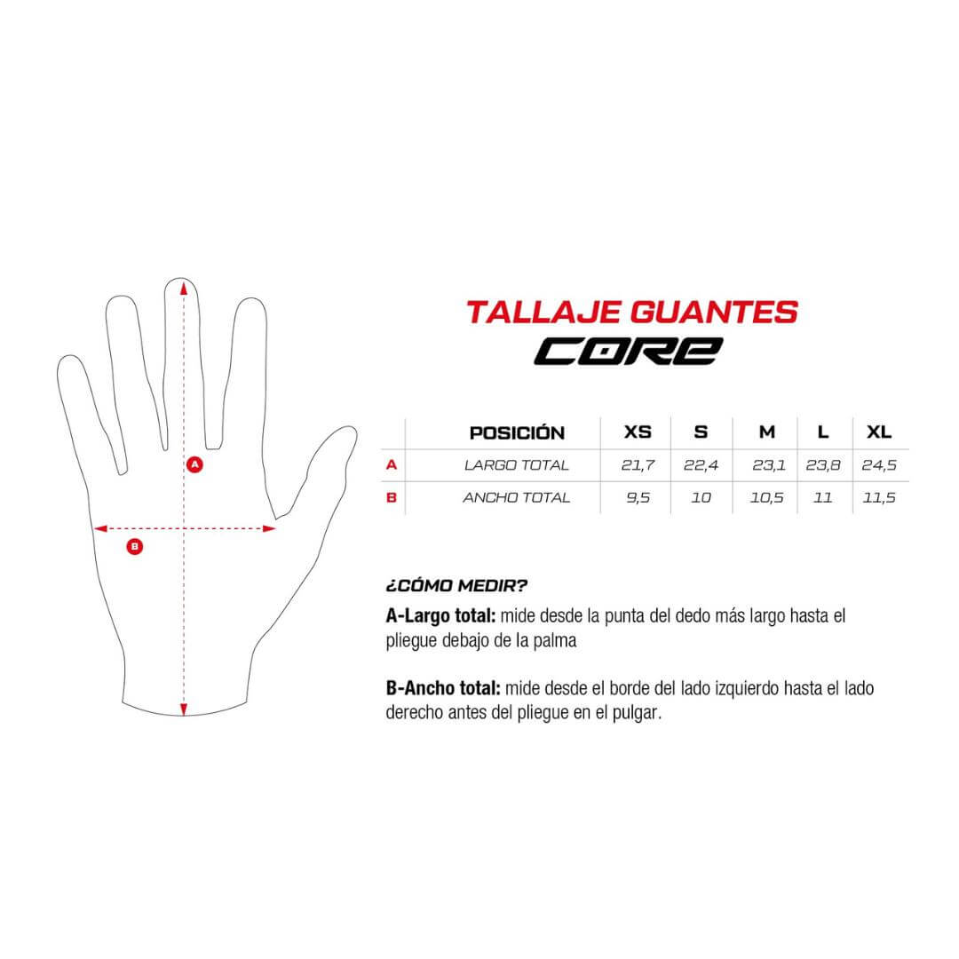 Guantes de protección CORE AZUL FP