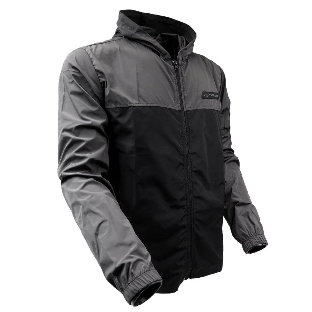 Chaqueta cortavientos POCKET GRIS PIGMALION