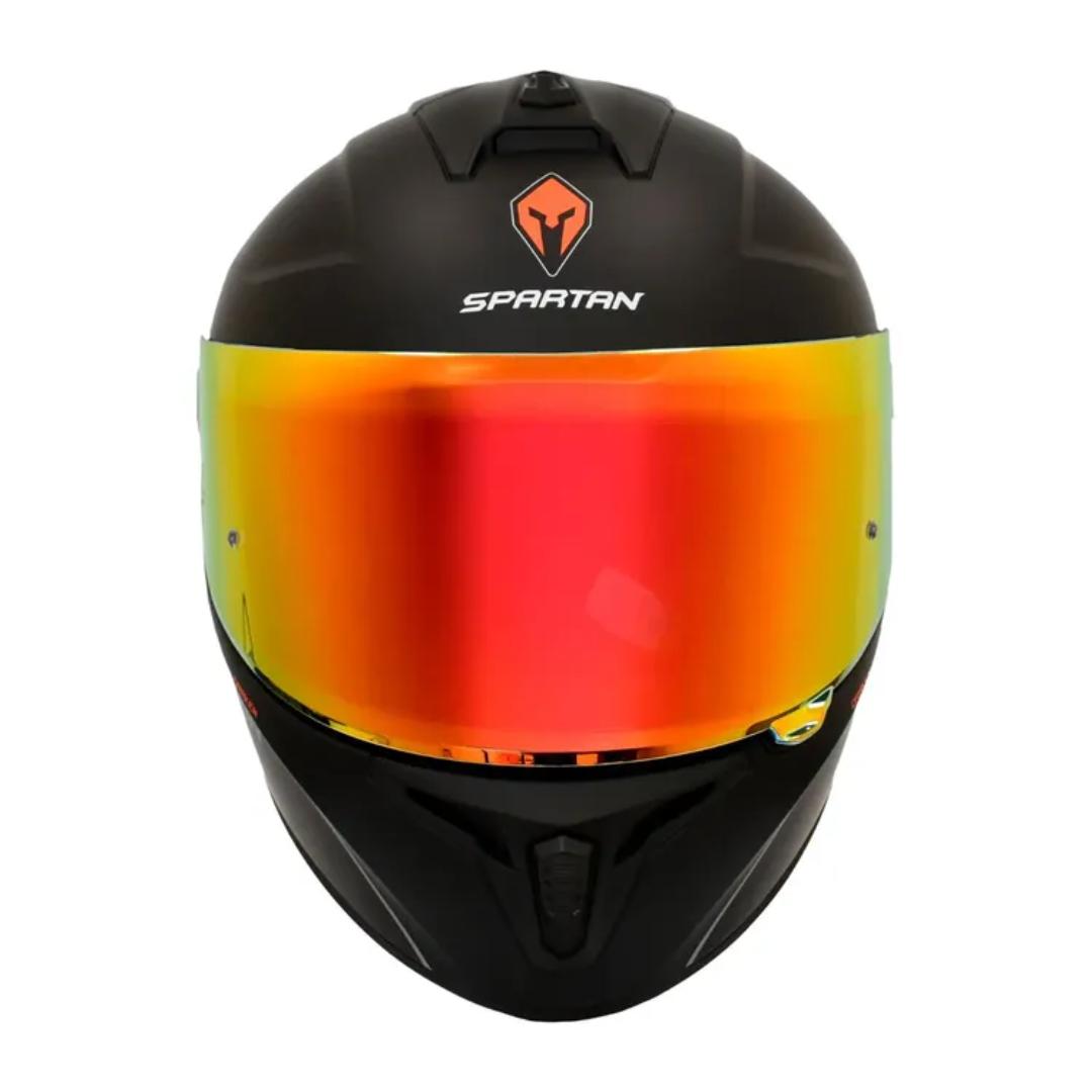 CASCO INTEGRAL SPARTAN DRAKEN SOLID NEGRO MATE