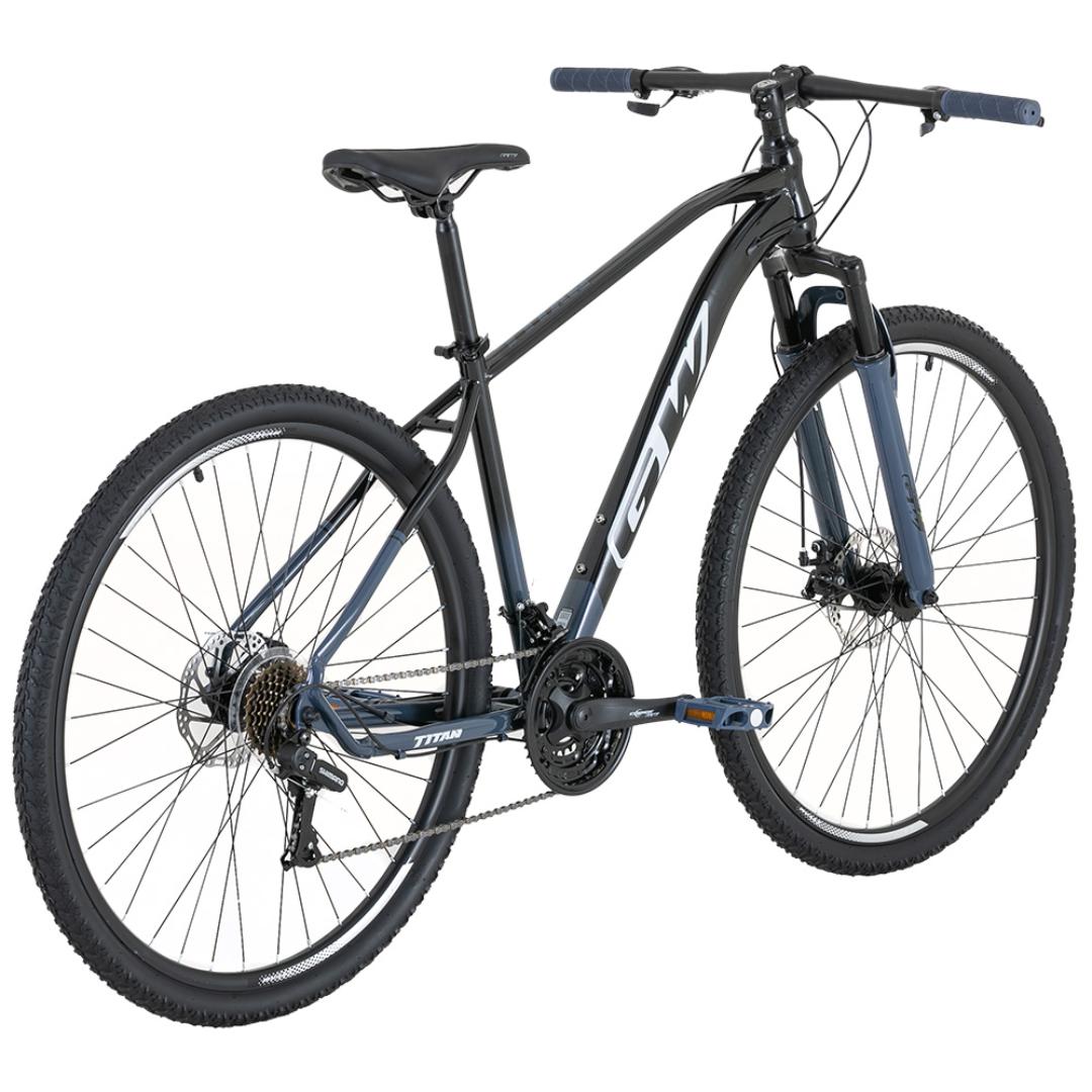 Bicicleta MTB GW Rin29 TITAN ACERO NEGRO GRIS