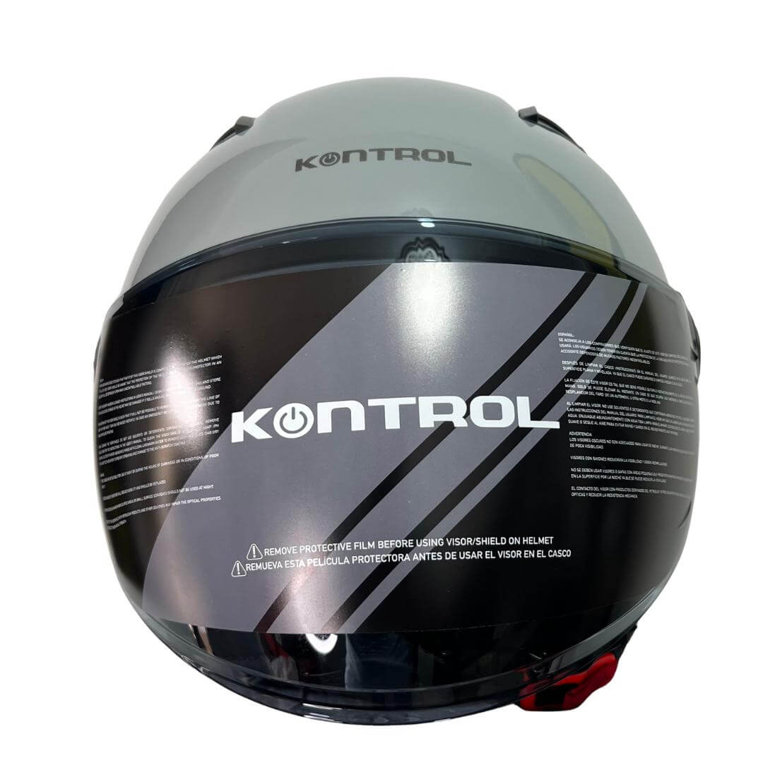 CASCO ABIERTO KONTROL 236 SOLID GRIS BRILLO