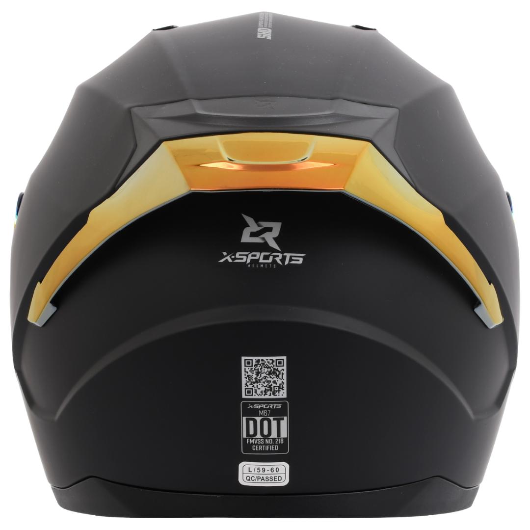 CASCO INTEGRAL X-SPORTS M67 RELOADED SOLID NEGRO MATE