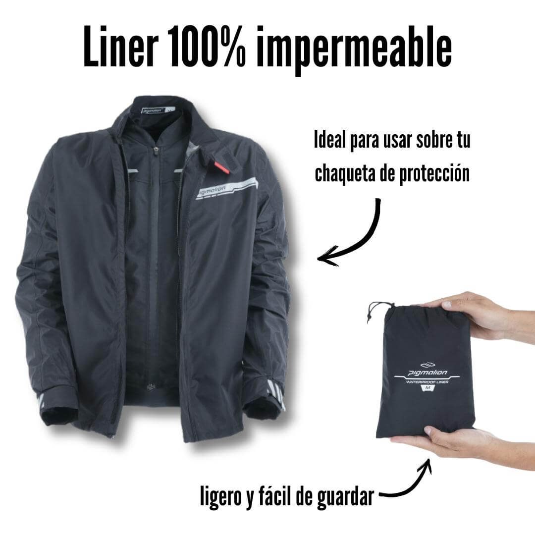 Chaqueta cortavientos liner impermeable LISBOA PIGMALION