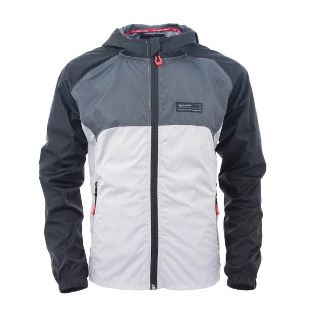 Chaqueta cortavientos COLORS PIGMALION gris