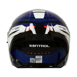 CASCO ABATIBLE KONTROL TROOPER ROJO