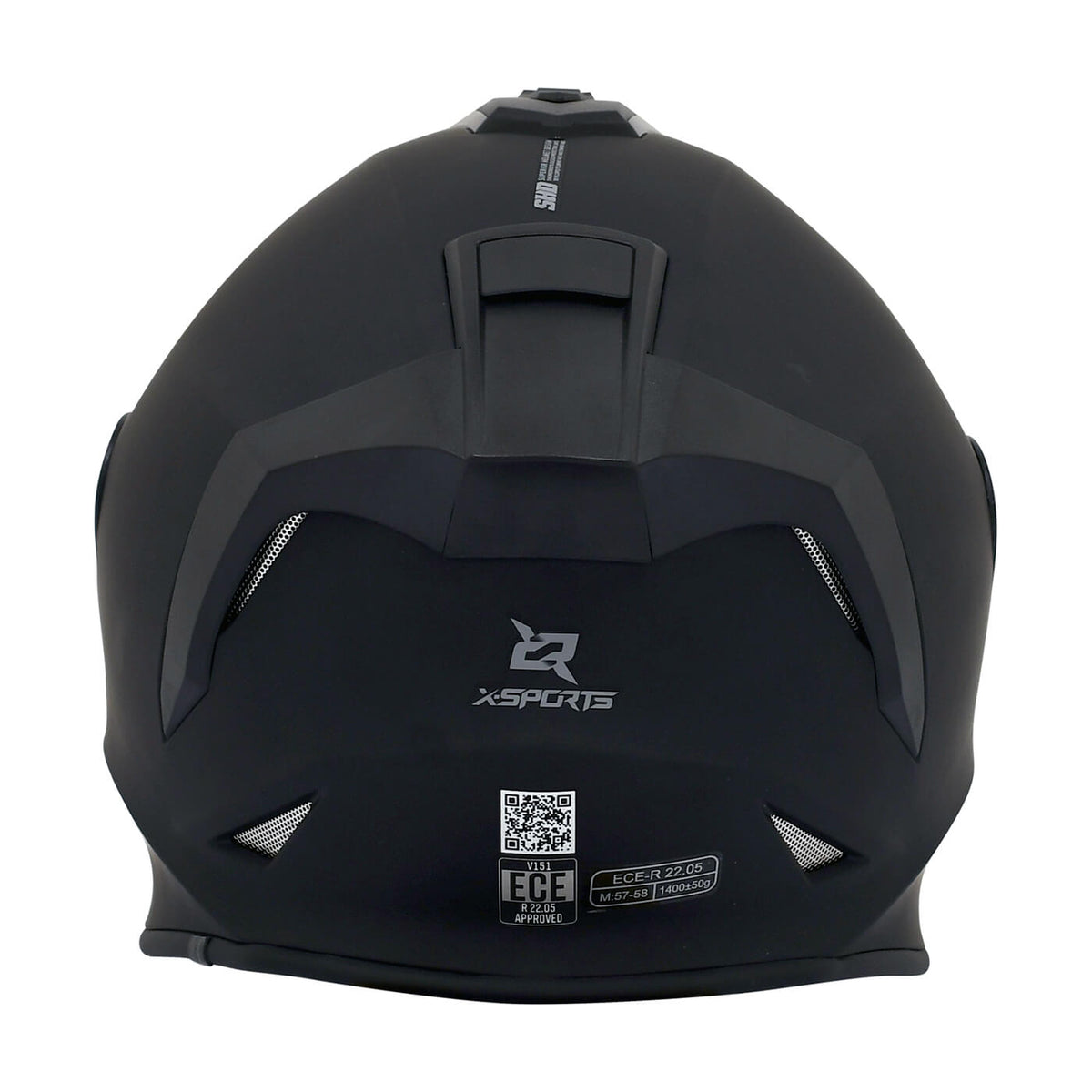 CASCO INTEGRAL X-SPORTS V151 SOLID NEGRO MATE