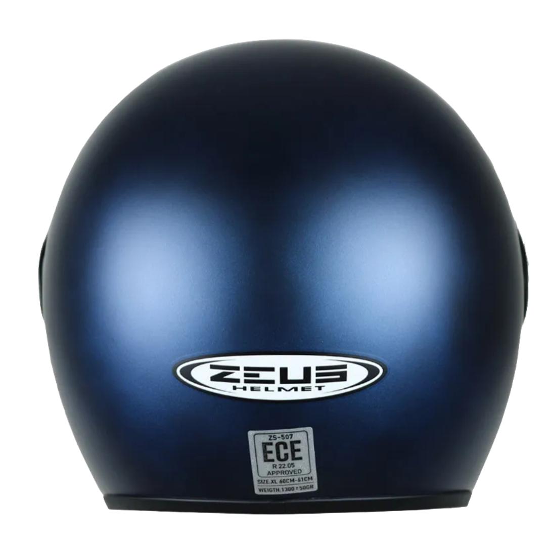 Casco abierto zeus 507 AZUL OSCURO Cascos Romo