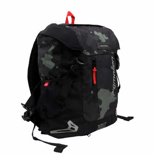 Morral Portacasco Impermeable Para Moto Camo Verde