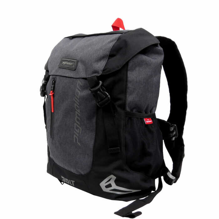 Morral Portacasco Impermeable Para Moto Gris