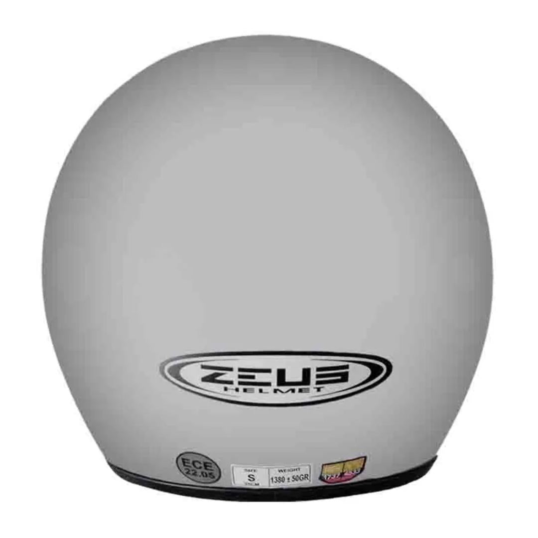 Casco abierto zeus 507 plateado