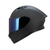 Casco integral ICH 503 negro mate + visor Azul Iridium