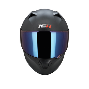 Casco integral ICH 503 negro mate + visor Azul Iridium