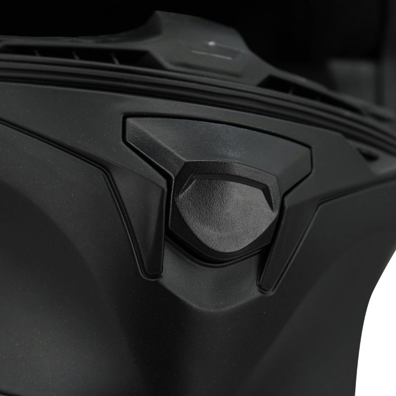 Casco integral ICH 503 negro mate + visor Plateado