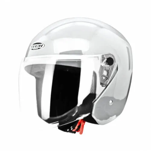 Casco blanco abierto Tech 10
